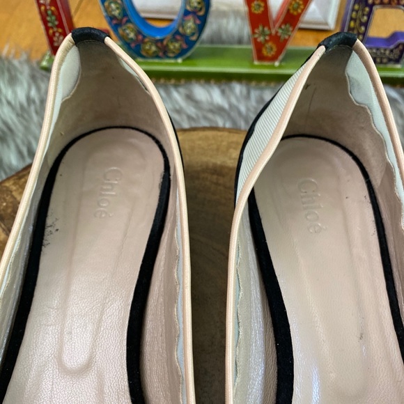 Chloé Pointed Toe flats - Bridget Scallop Mesh - Picture 4 of 8